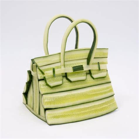 hermes asparagus|Ben Denzer Designs Vegetable Hermès Birkin Bags.